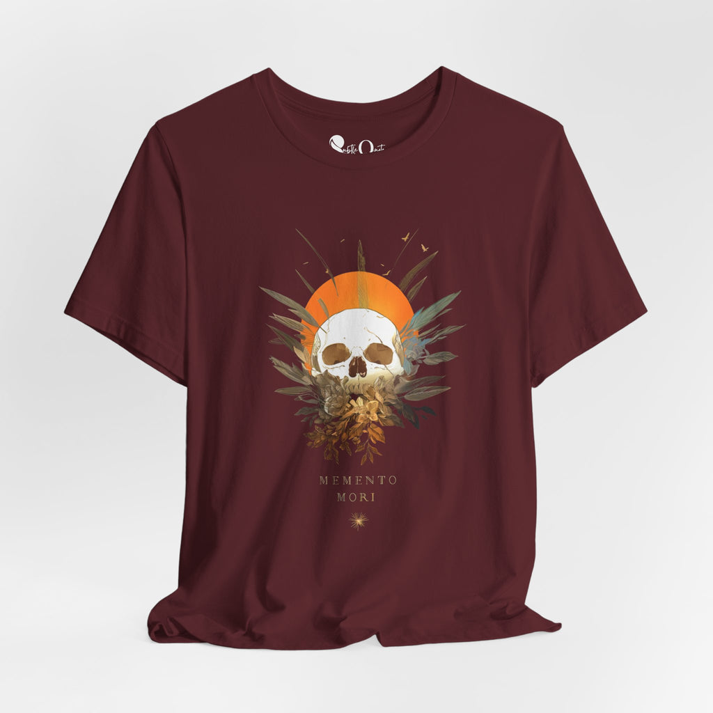 Mortal Sun | Memento Mori Maroon T-Shirt