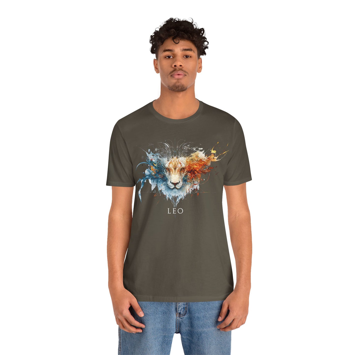 Leo Lion Dark | Zodiac Line