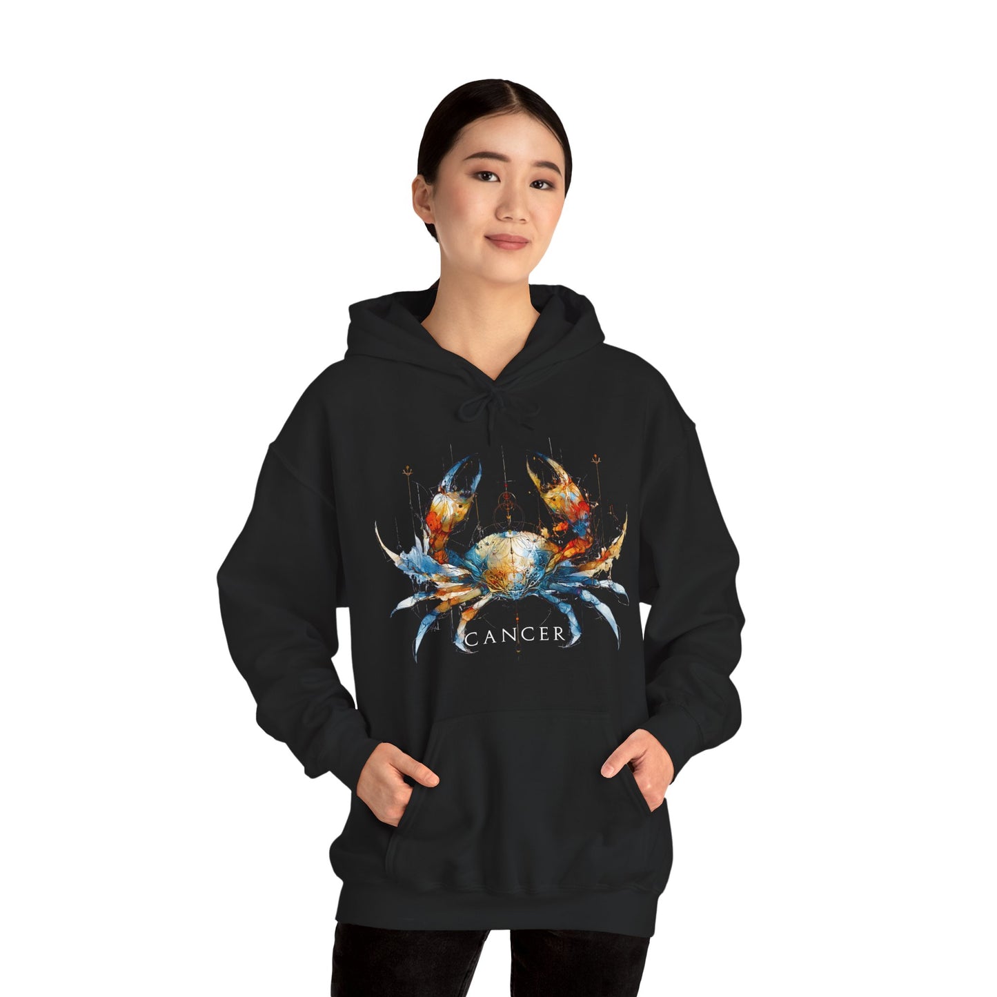 Cancer Crab Heavy Blend™ Hoodie  | Zodiac Line