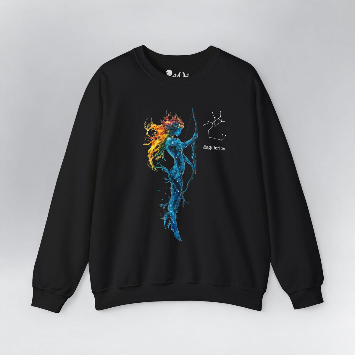 Sagittarius I Zodiac Sweatshirt Black Sweatshirt