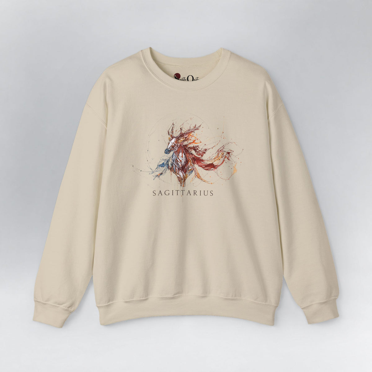 Sagittarius Horse Zodiac Sweatshirt Sand Sweatshirt