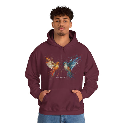 Gemini Hummingbird Heavy Blend™ Hoodie  | Zodiac Line