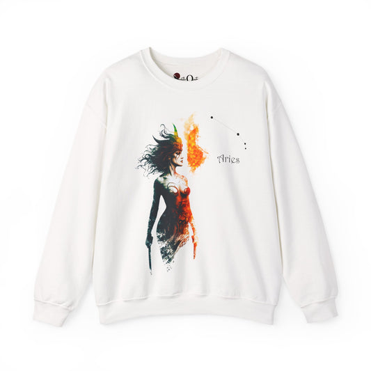 Aries Heavy Blend™ Crewneck Sweatshirt | Zodiac Line