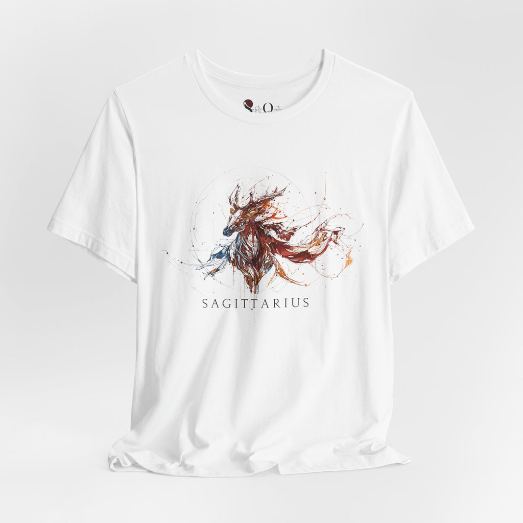 Sagittarius Horse Zodiac T-Shirt White T-Shirt