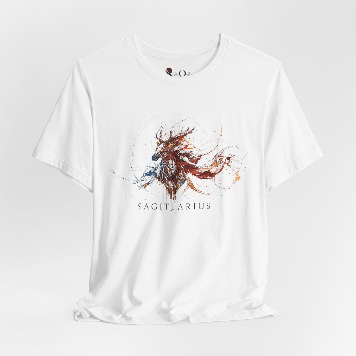 Sagittarius Horse Zodiac T-Shirt White T-Shirt