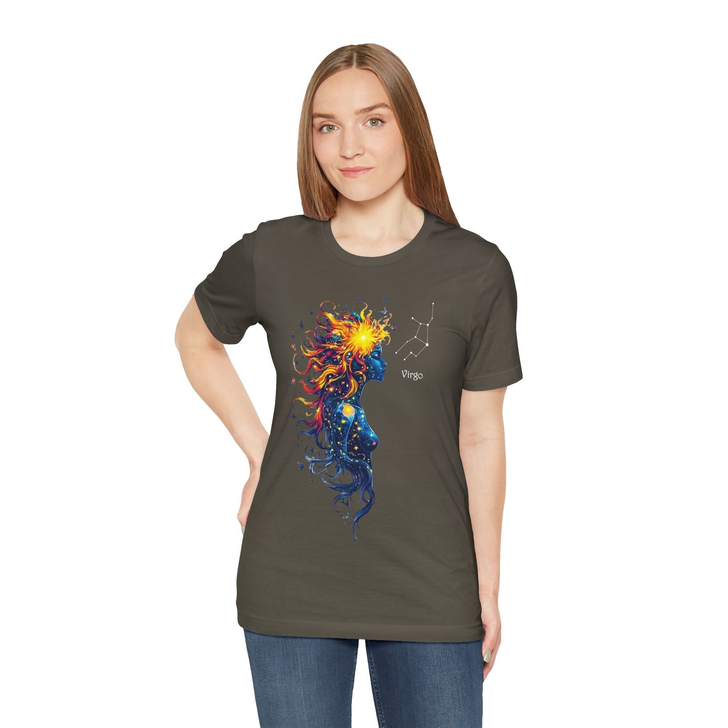Virgo Goddess Astraea Dark | Zodiac Line