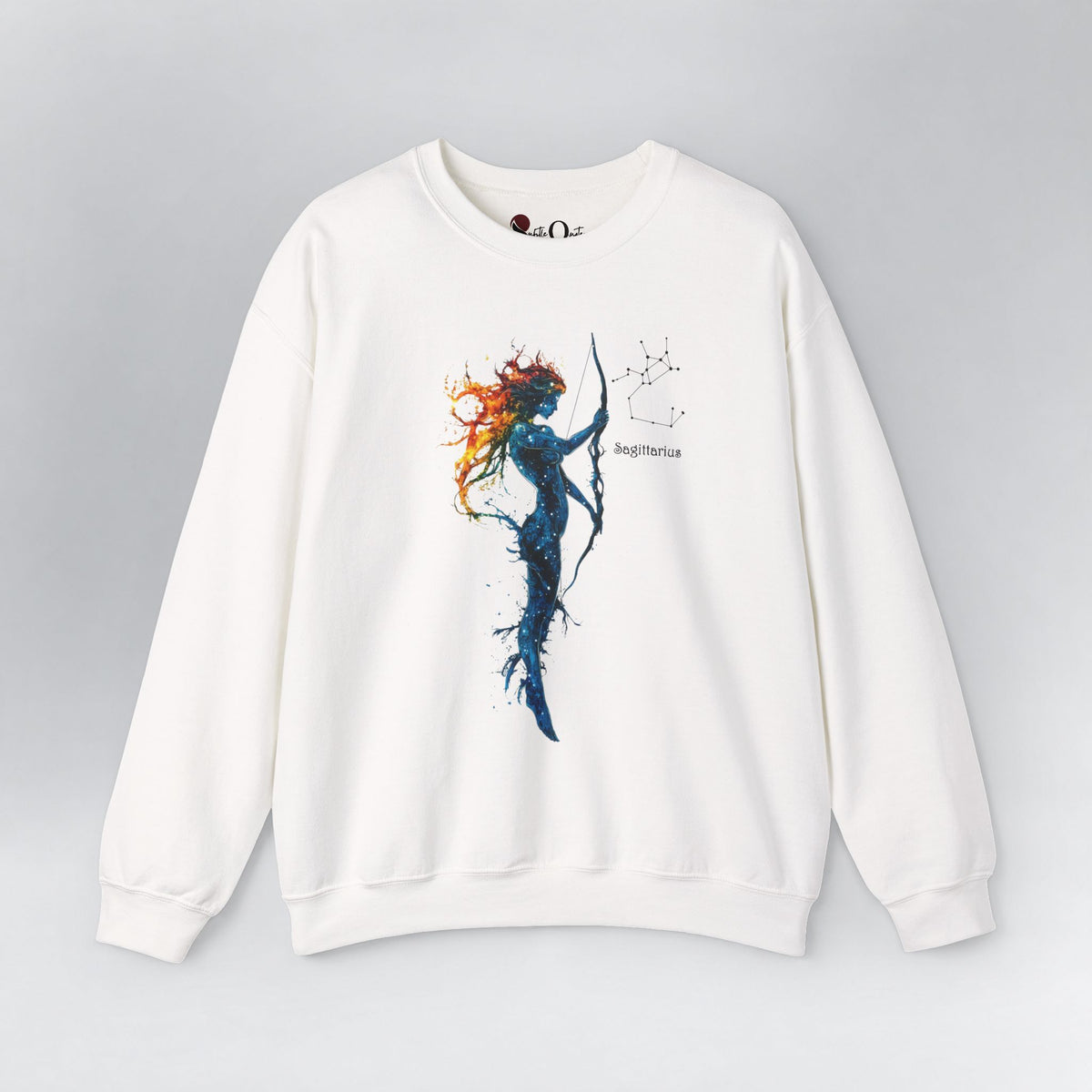 Sagittarius I Zodiac Sweatshirt White Sweatshirt