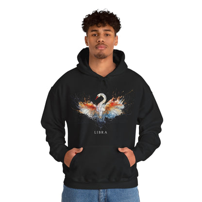 Libra Swan Heavy Blend™ Hoodie  | Zodiac Line