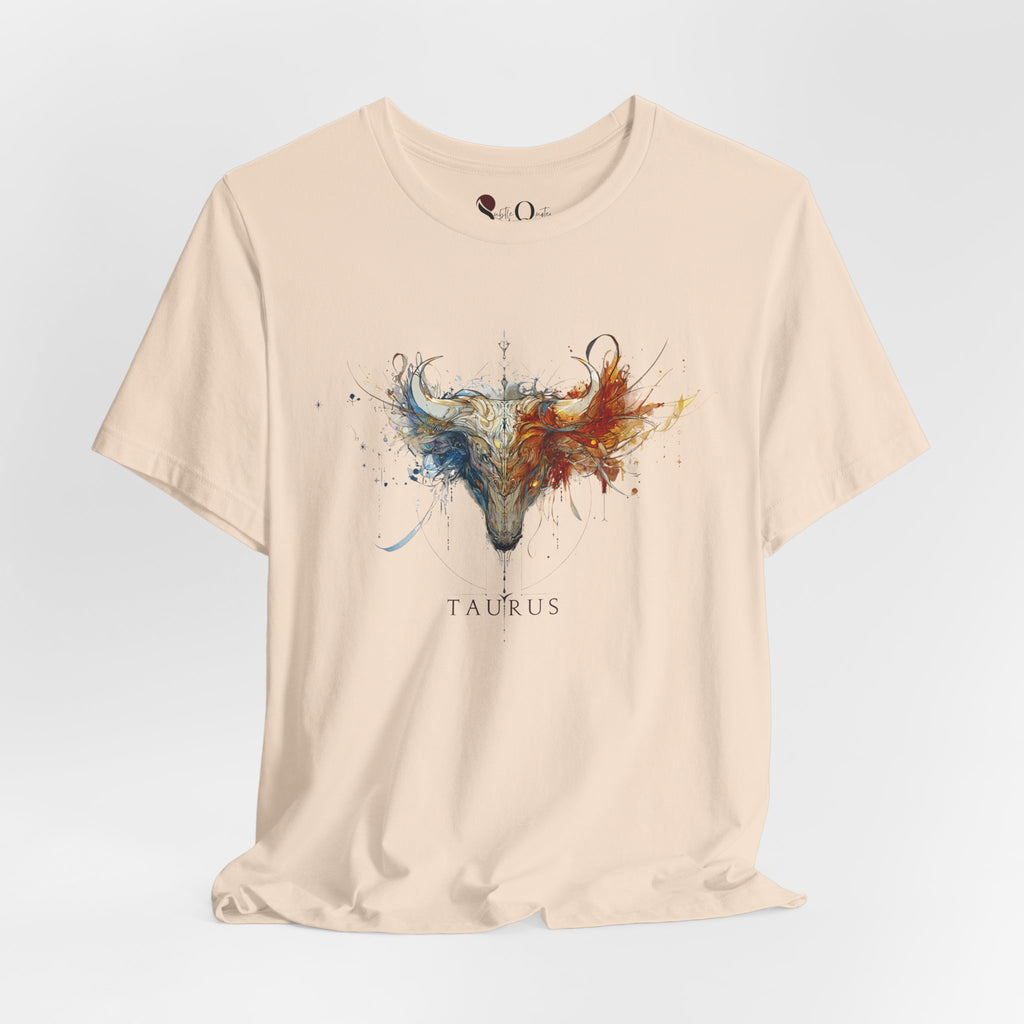 Taurus Bull Zodiac T-Shirt Soft Cream T-Shirt