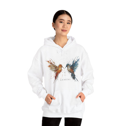 Gemini Hummingbird Heavy Blend™ Hoodie  | Zodiac Line