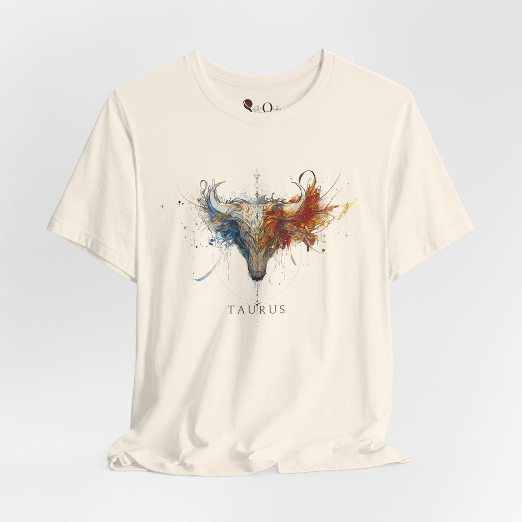 Taurus Bull Zodiac T-Shirt Natural T-Shirt
