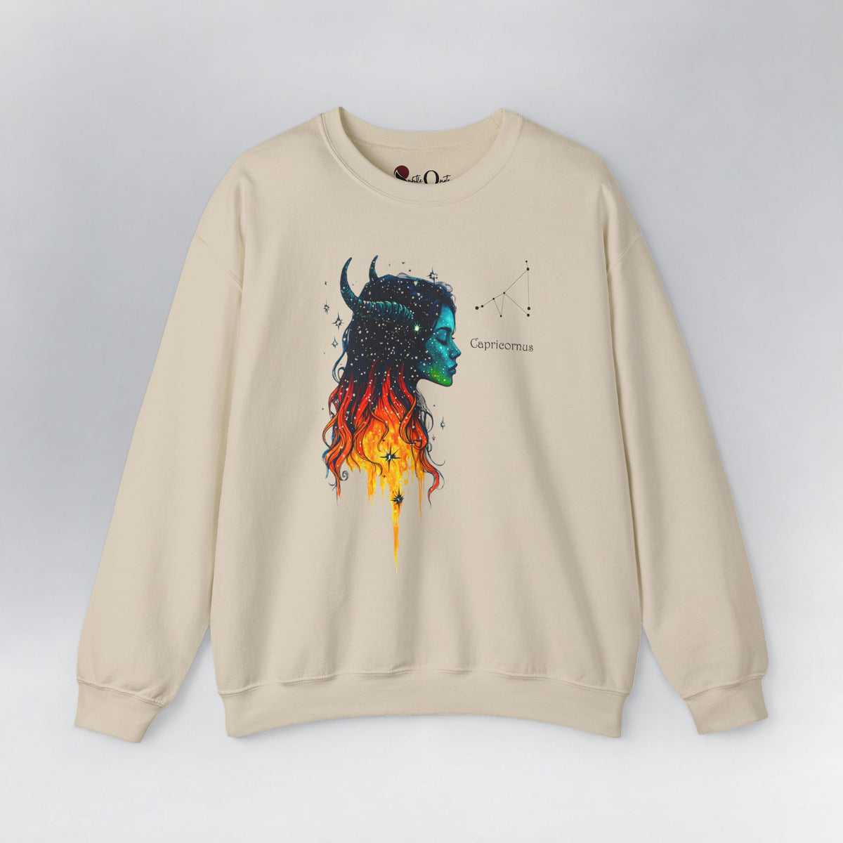 Capricorn Zodiac Sweatshirt Sand Sweatshirt