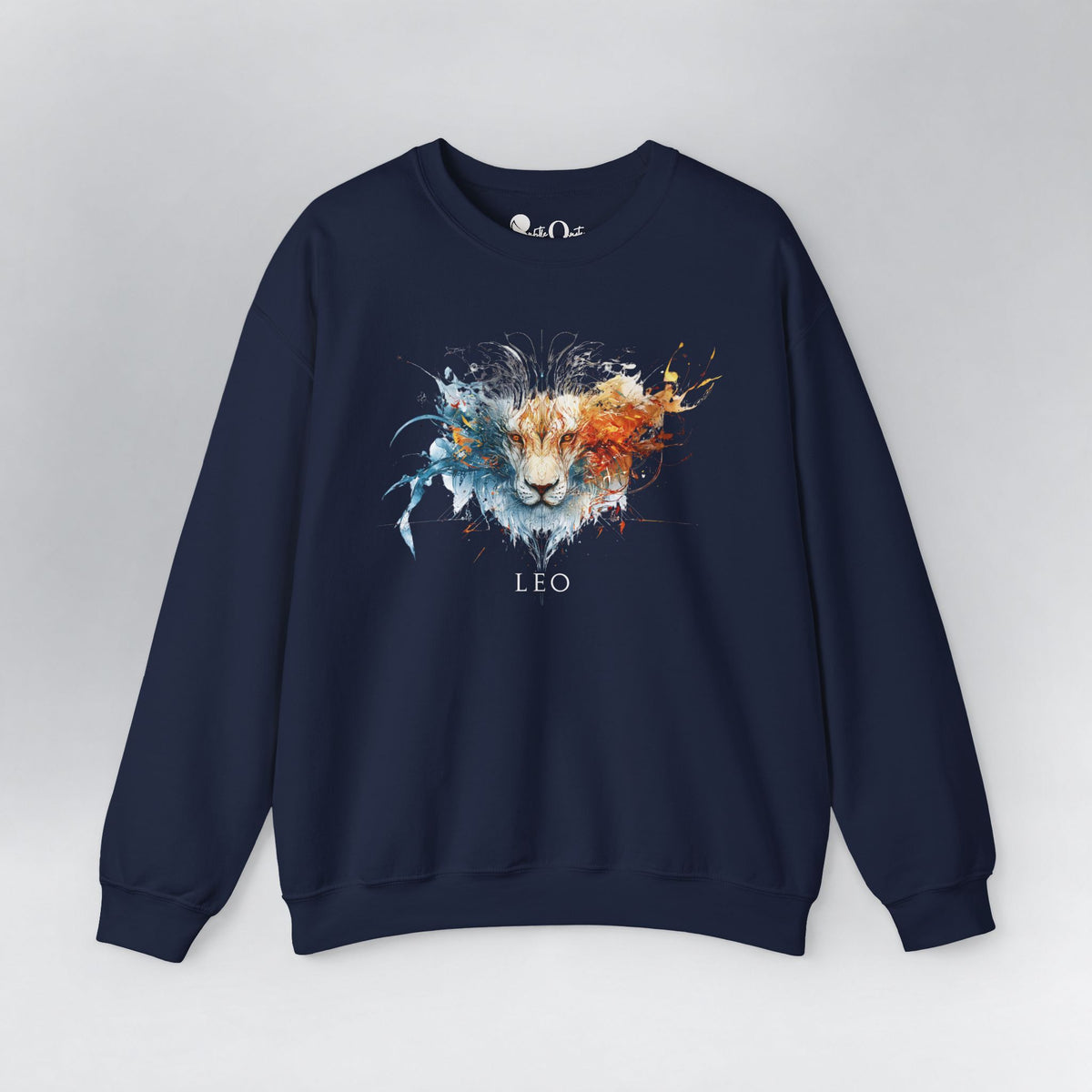 Leo Lion Zodiac Sweatshirt Navy Sweatshirt