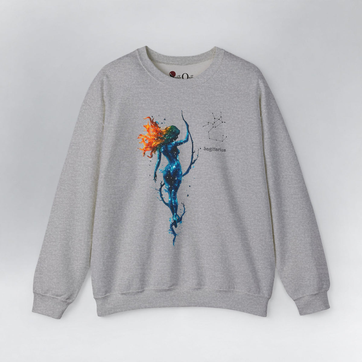 Sagittarius Zodiac Sweatshirt Sport Grey Sweatshirt