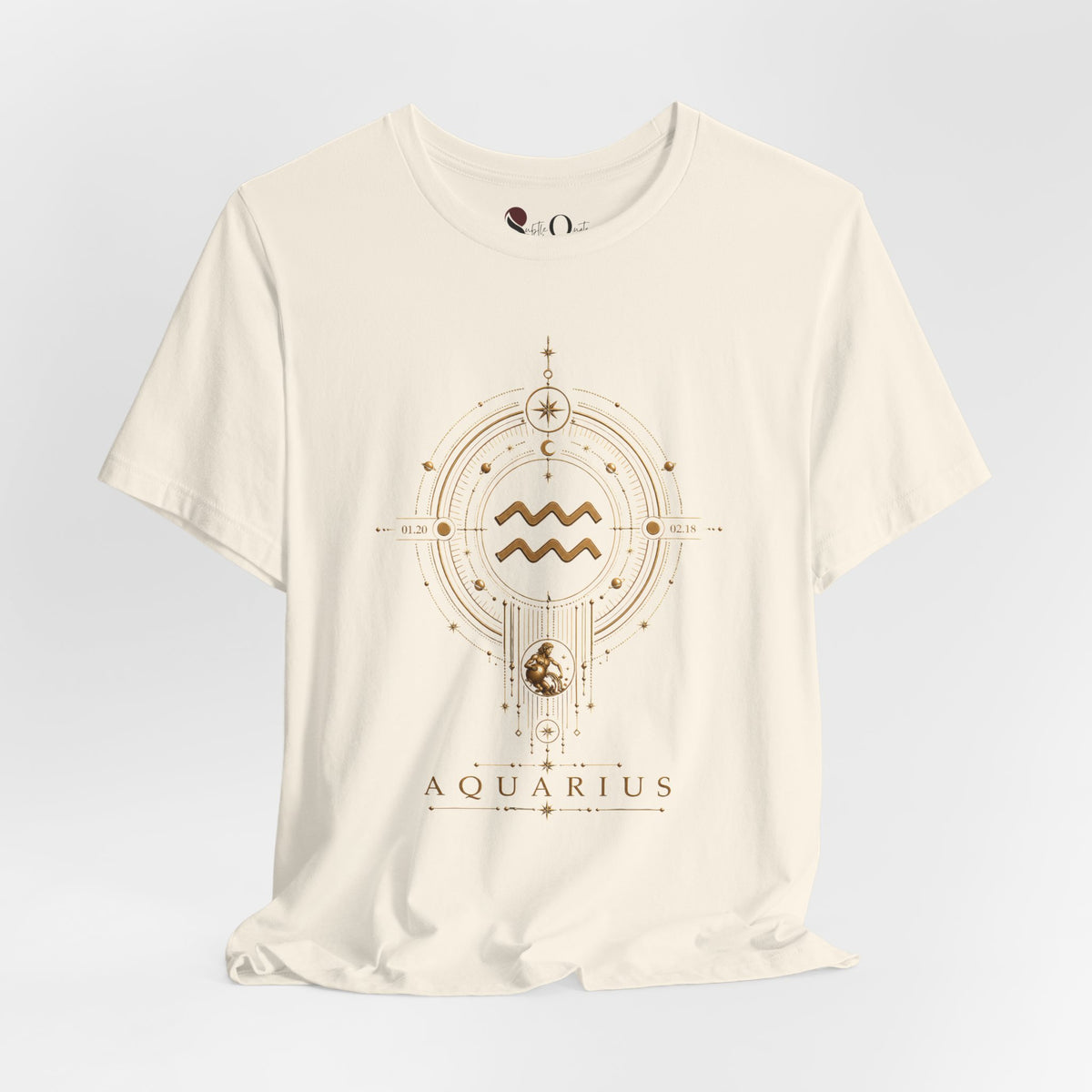 Aquarius Medallion Zodiac T-shirt