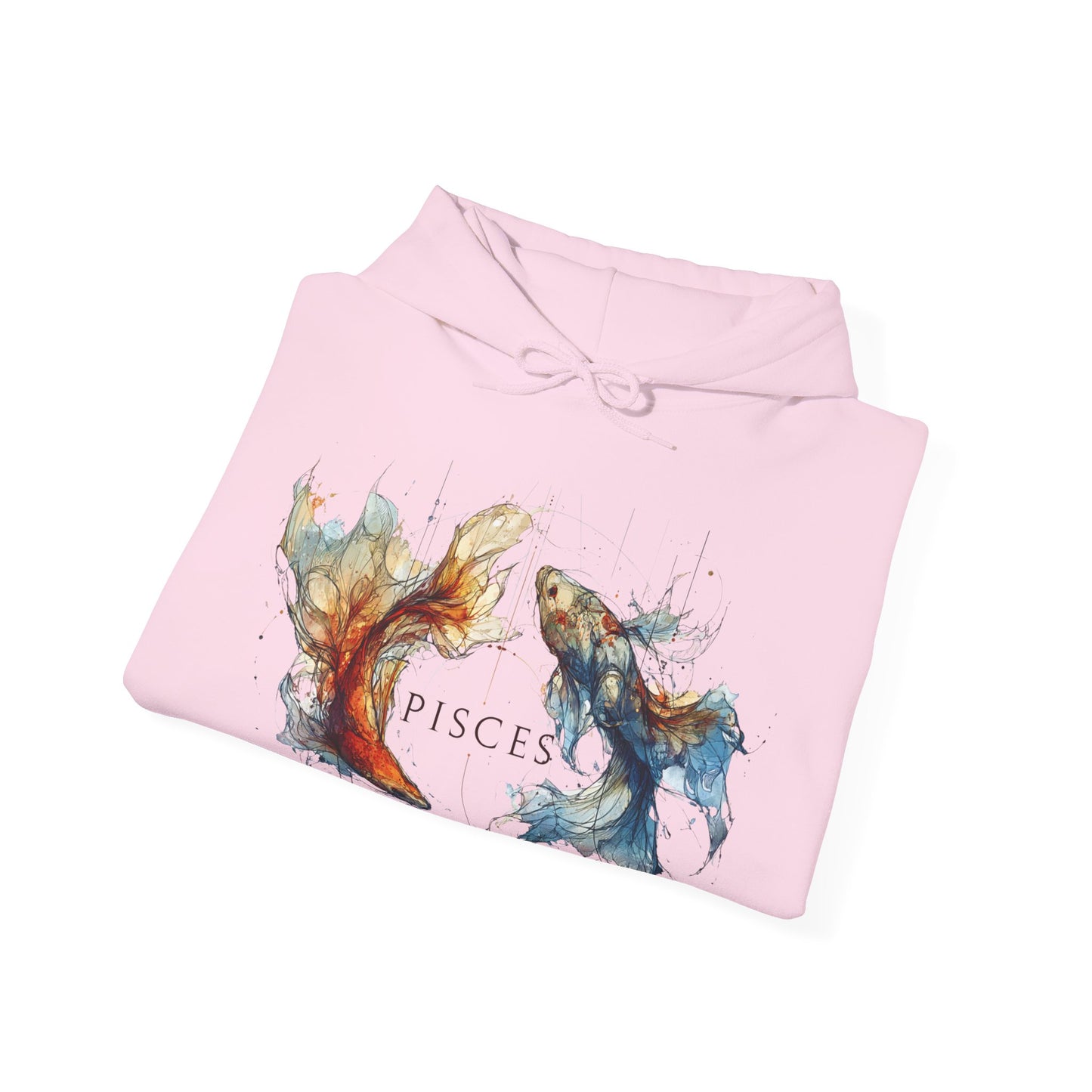 Pisces Koi Fish Heavy Blend™ Hoodie  | Zodiac Line