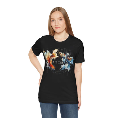 Pisces Koi Fish Dark | Zodiac Line