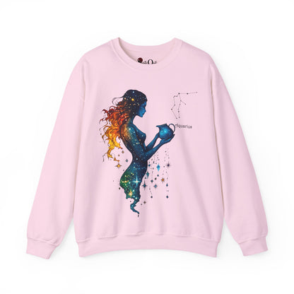 Aquarius Heavy Blend™ Crewneck Sweatshirt | Zodiac Line
