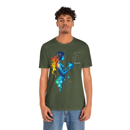 Aquarius Dark | Zodiac T-Shirt