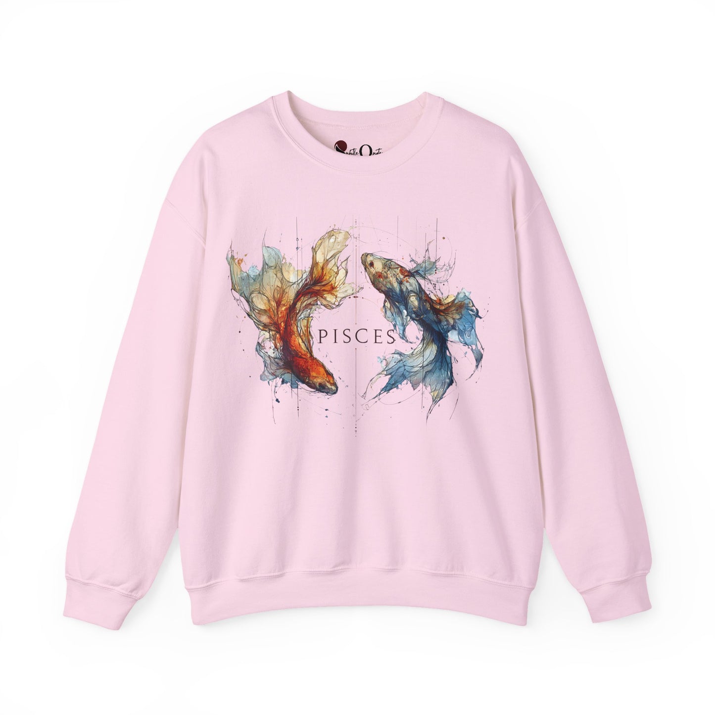 Pisces Koi Fish Heavy Blend™ Crewneck Sweatshirt | Zodiac Line