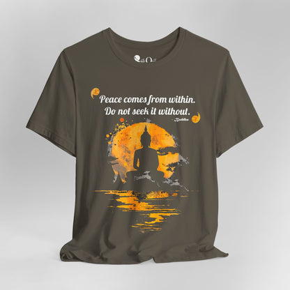 Peace Within Buddha Dark