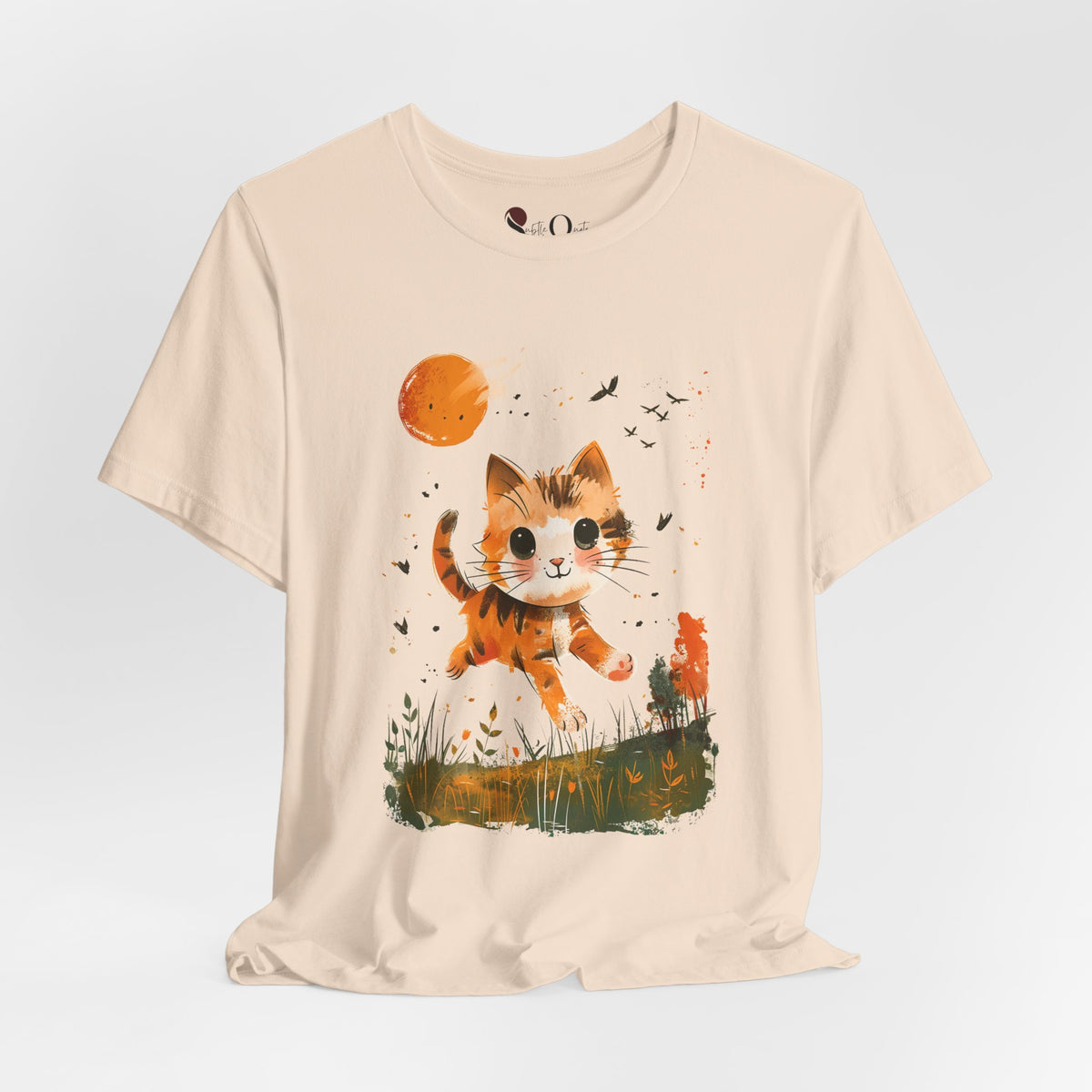 Sunlit Whiskers Soft Cream T-Shirt