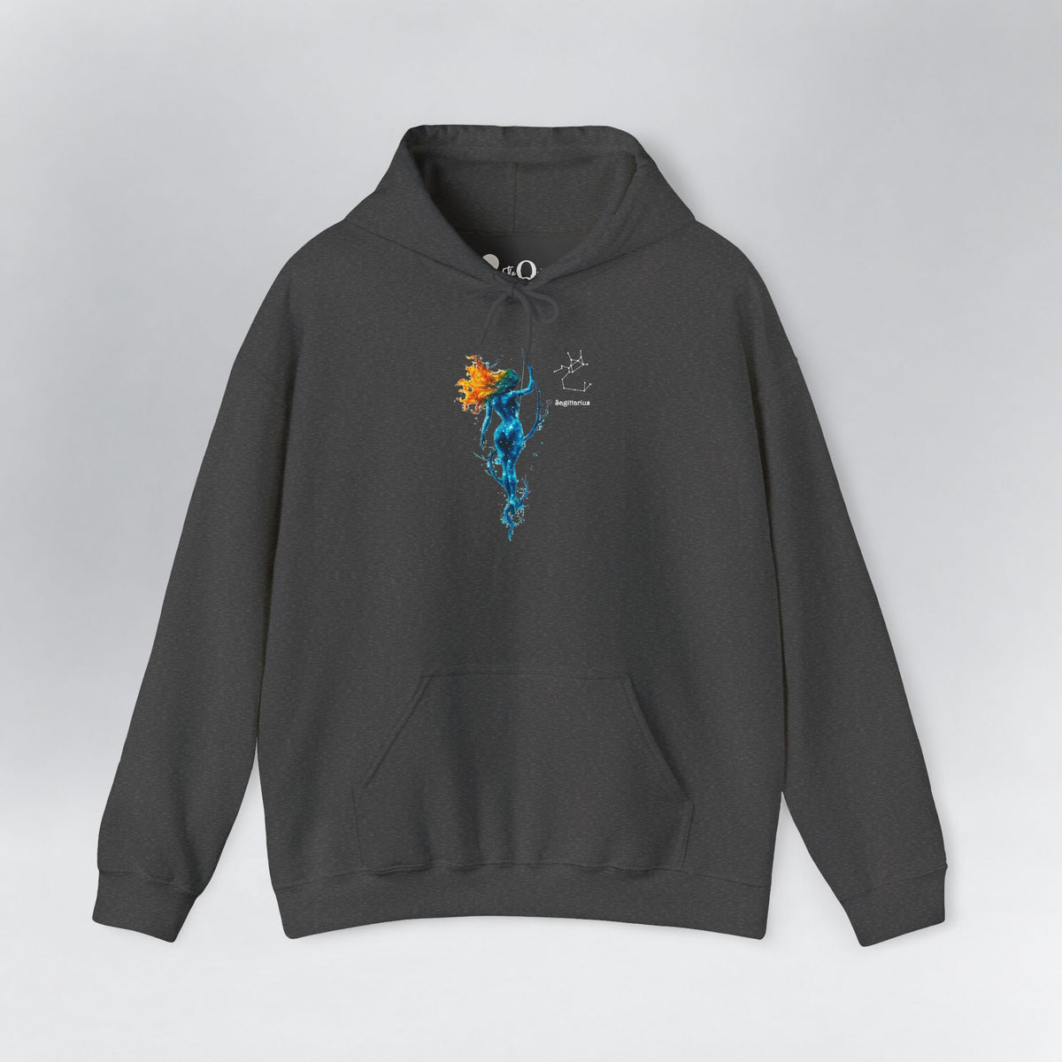 Sagittarius Zodiac Hoodie Dark Heather Hoodie