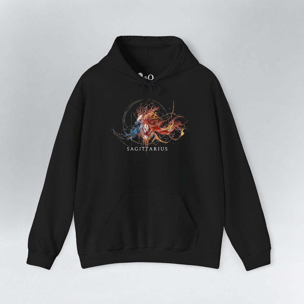 Sagittarius Horse Zodiac Hoodie Black Hoodie