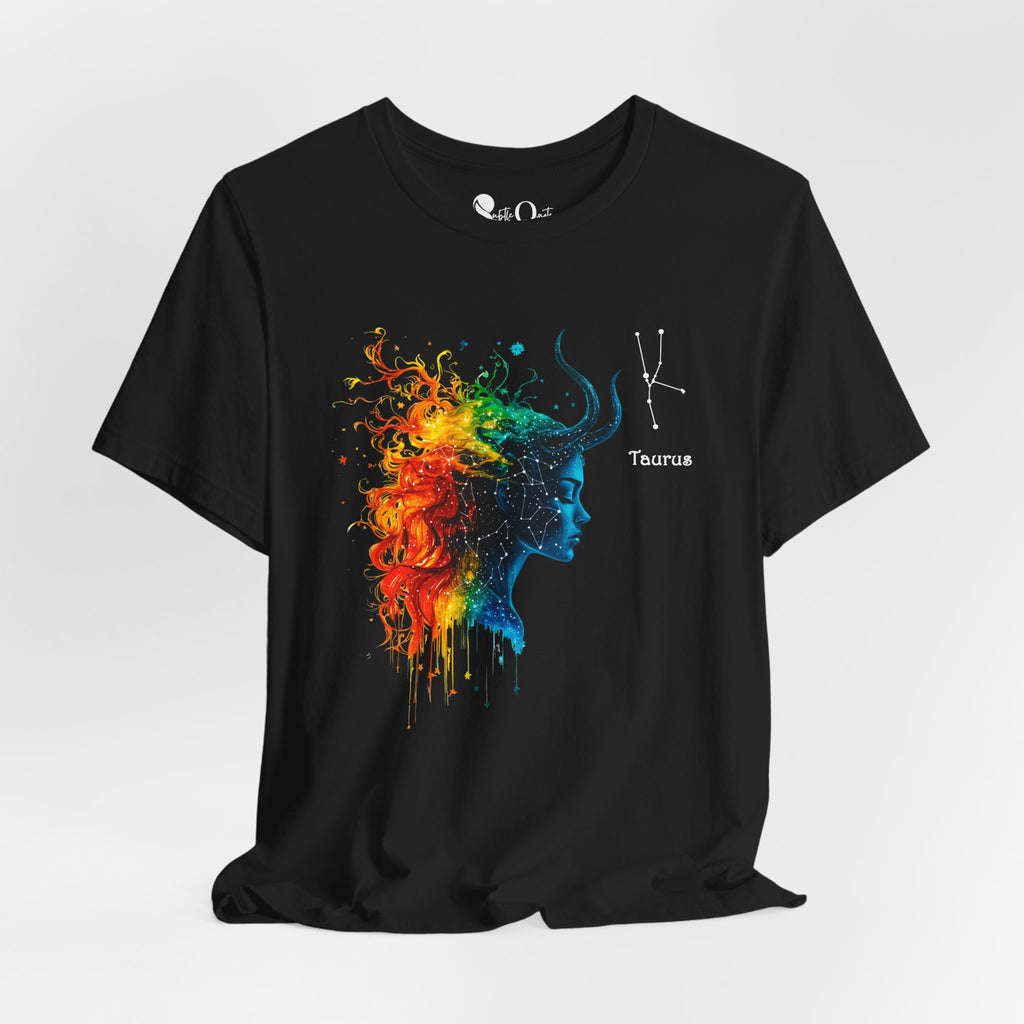 Taurus Zodiac T-Shirt Black T-Shirt