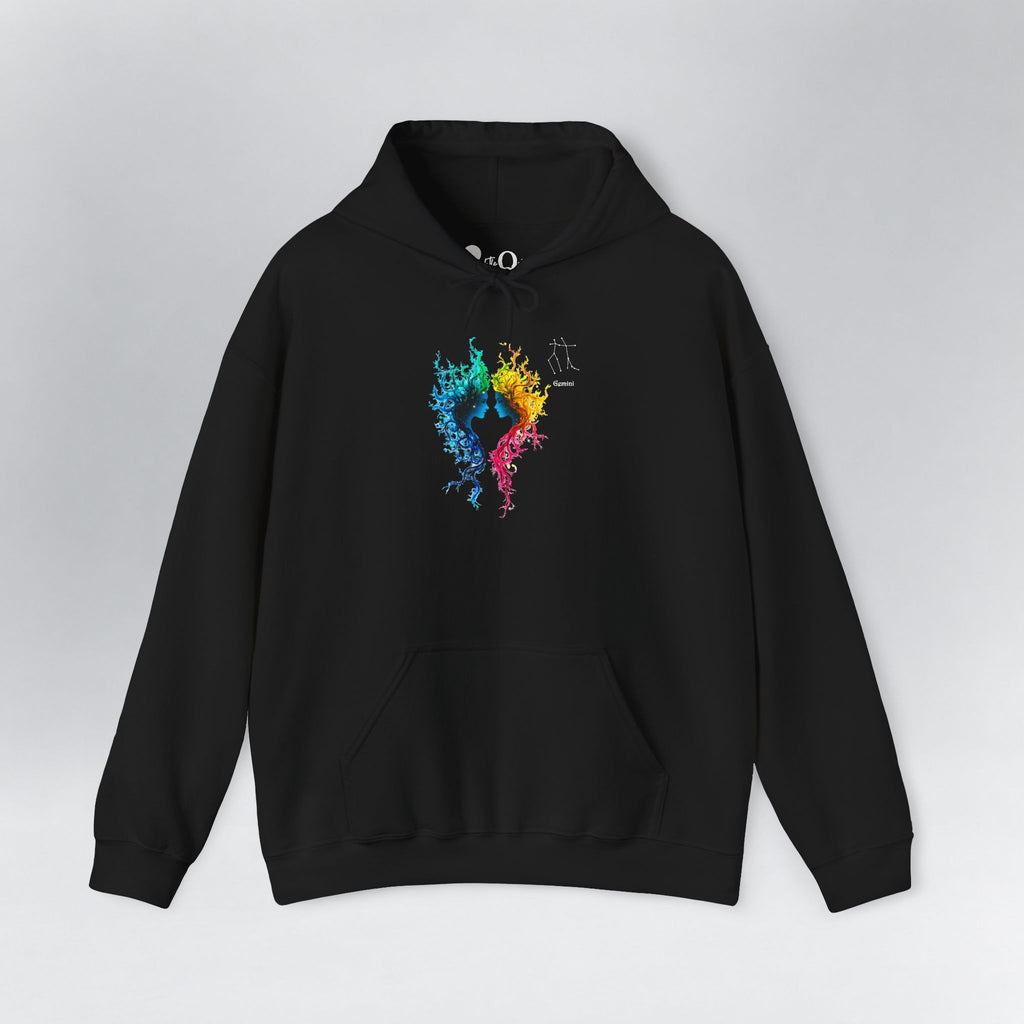 Gemini Zodiac Hoodie Black Hoodie