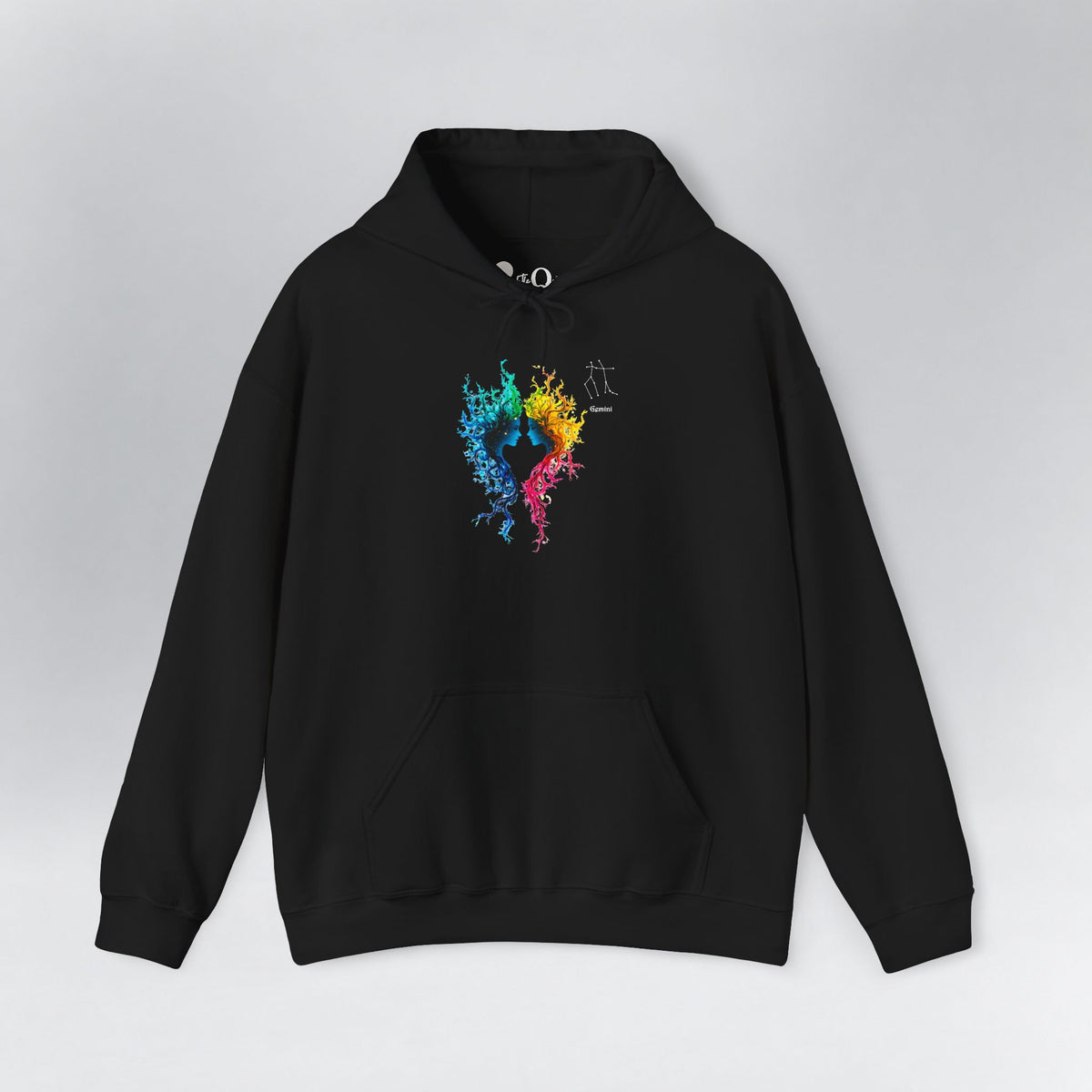 Gemini Zodiac Hoodie Black Hoodie