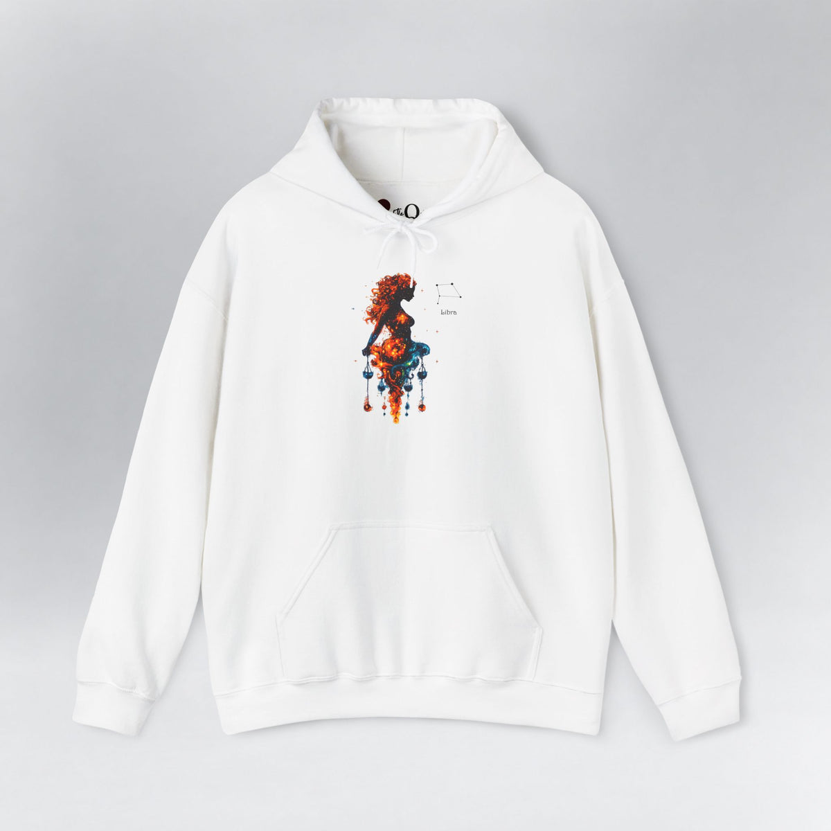 Libra Zodiac Hoodie White Hoodie
