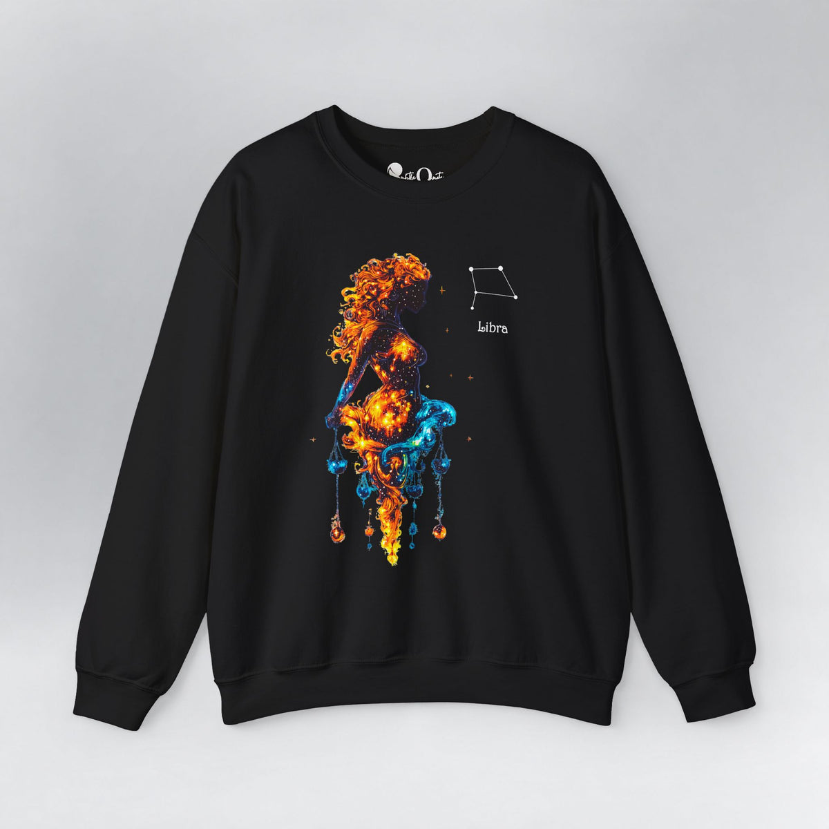 Libra Zodiac Sweatshirt Black Sweatshirt