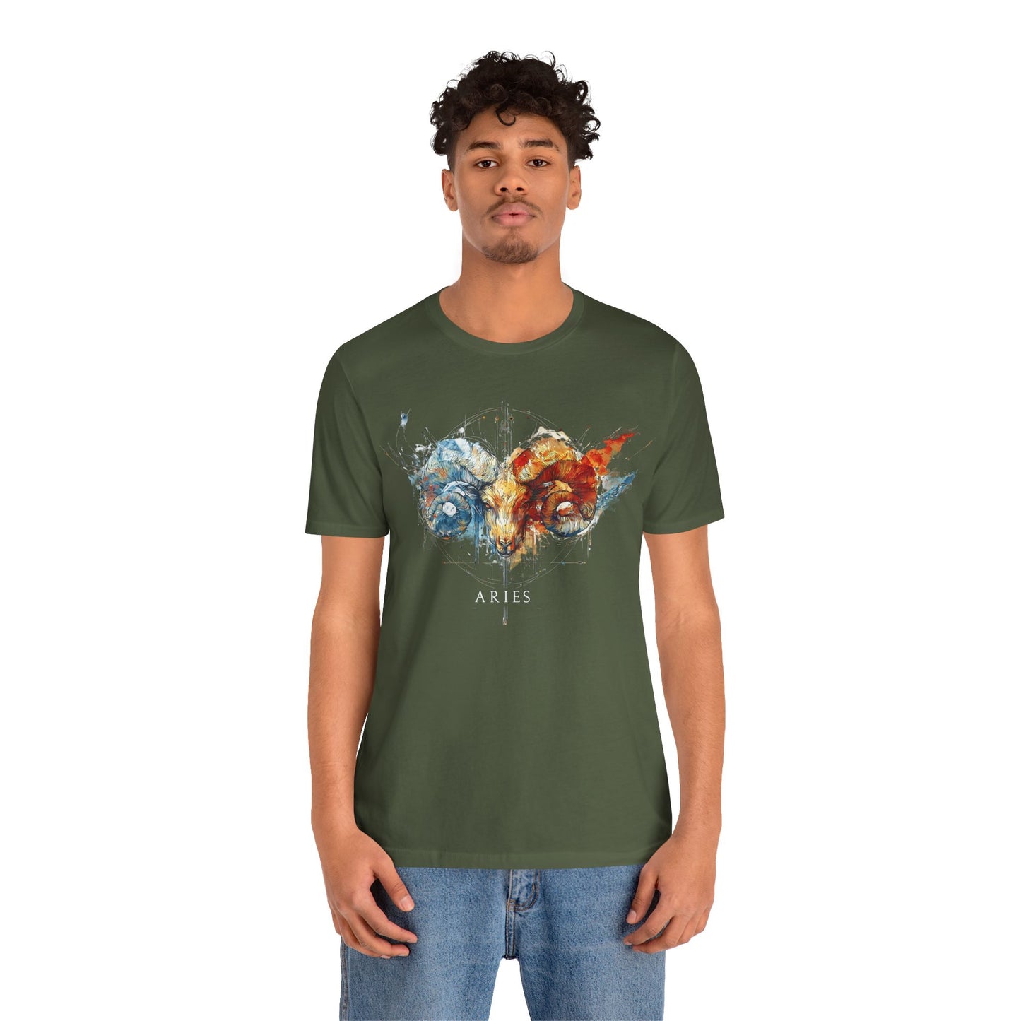 Aries Ram Dark | Zodiac Line