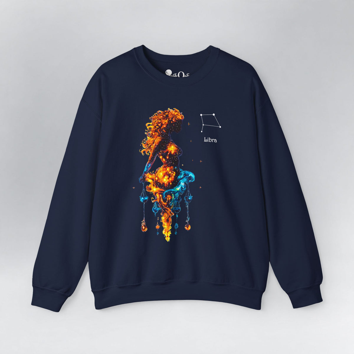 Libra Zodiac Sweatshirt Navy Sweatshirt