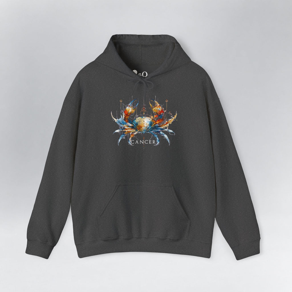 Cancer Crab Zodiac Hoodie Dark Heather Hoodie