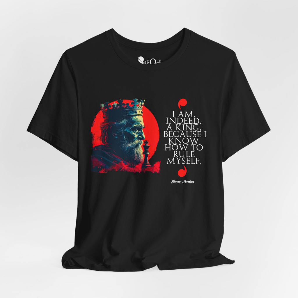 Rule Thyself | Pietro Aretino Black T-Shirt