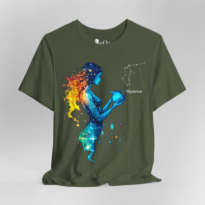 Aquarius Dark | Zodiac T-Shirt