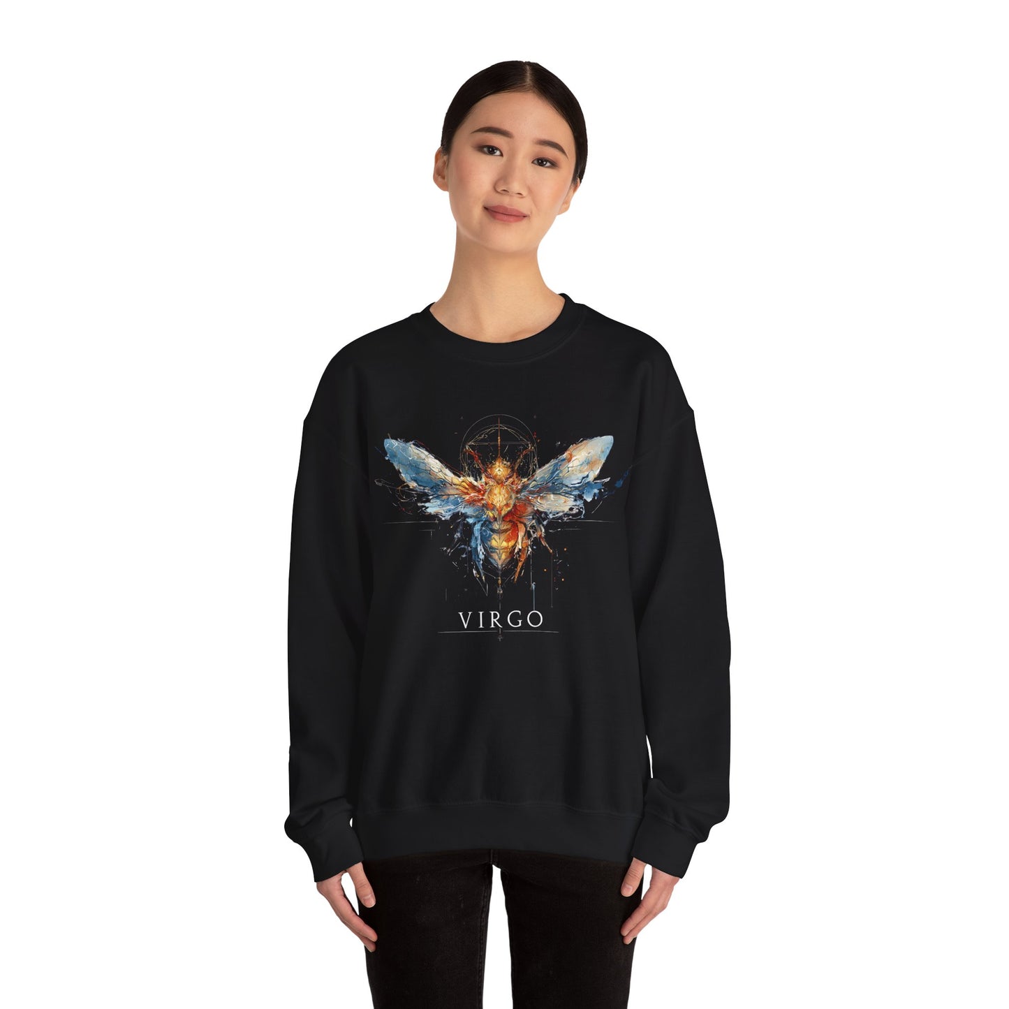 Virgo Honeybee Heavy Blend™ Crewneck Sweatshirt | Zodiac Line