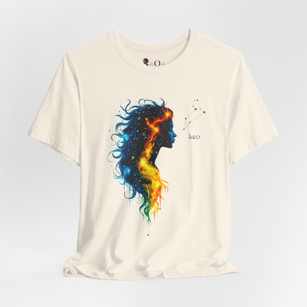 Leo Zodiac T-Shirt Natural T-Shirt