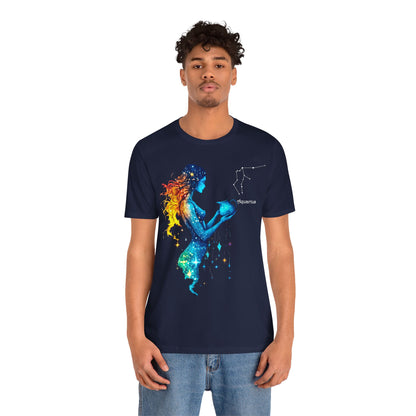 Aquarius Dark | Zodiac T-Shirt