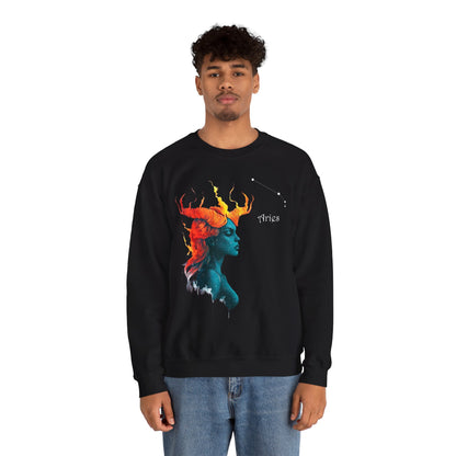 Aries I Heavy Blend™ Crewneck Sweatshirt | Zodiac Line