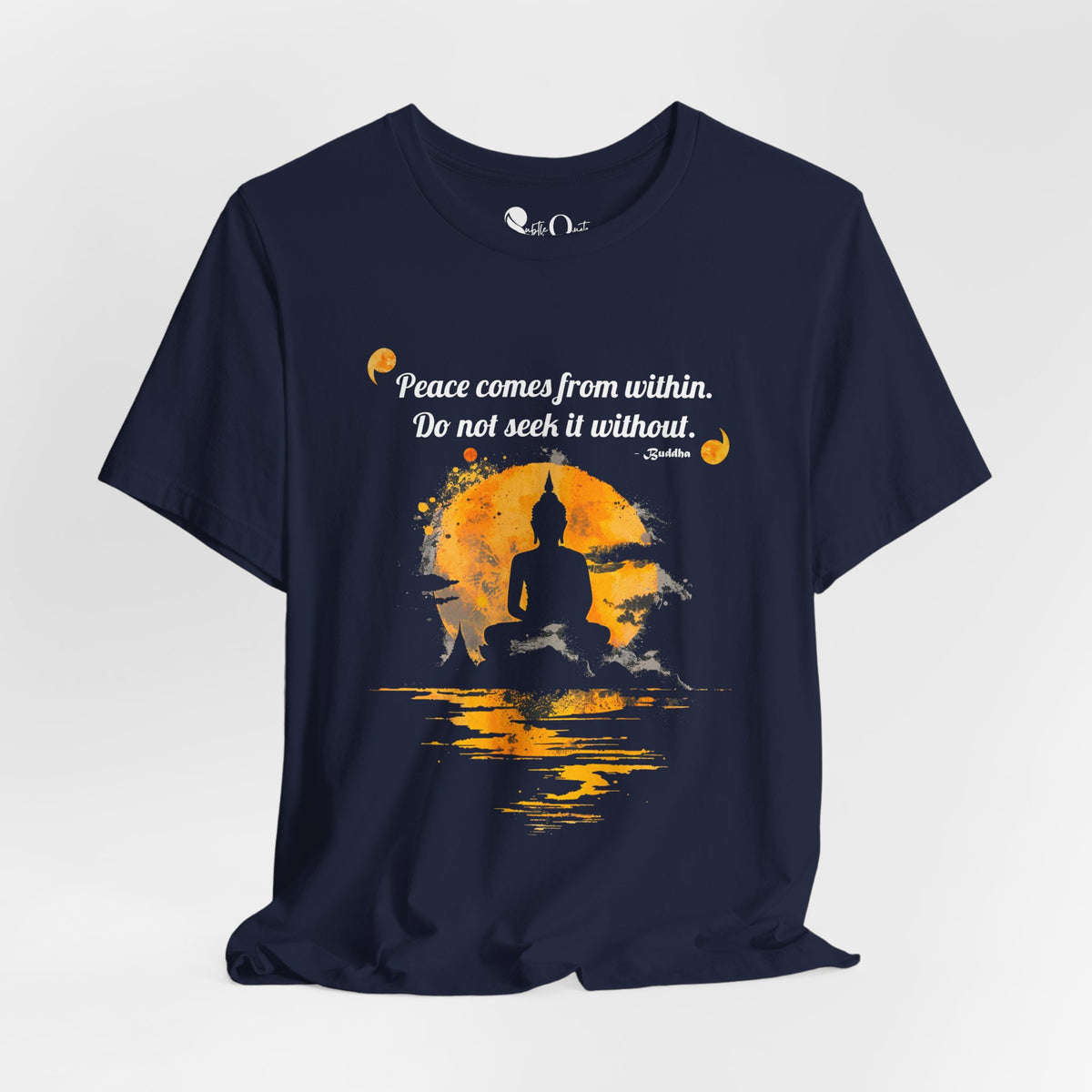 Peace From Within | Buddha Navy T-Shirt