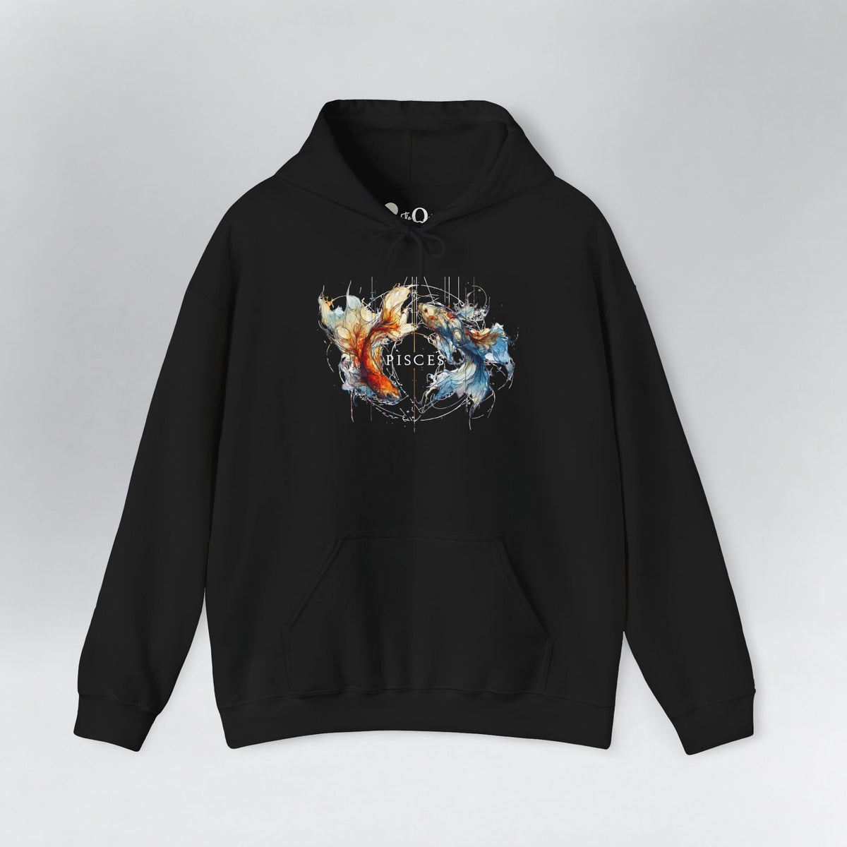 Pisces Koi Fish Zodiac Hoodie Black Hoodie
