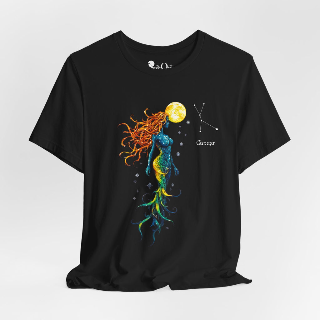 Cancer Zodiac T-Shirt Black T-Shirt