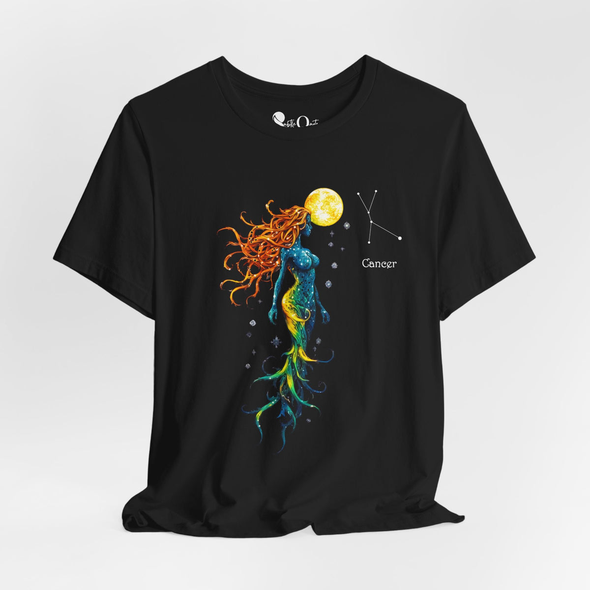 Cancer Zodiac T-Shirt Black T-Shirt