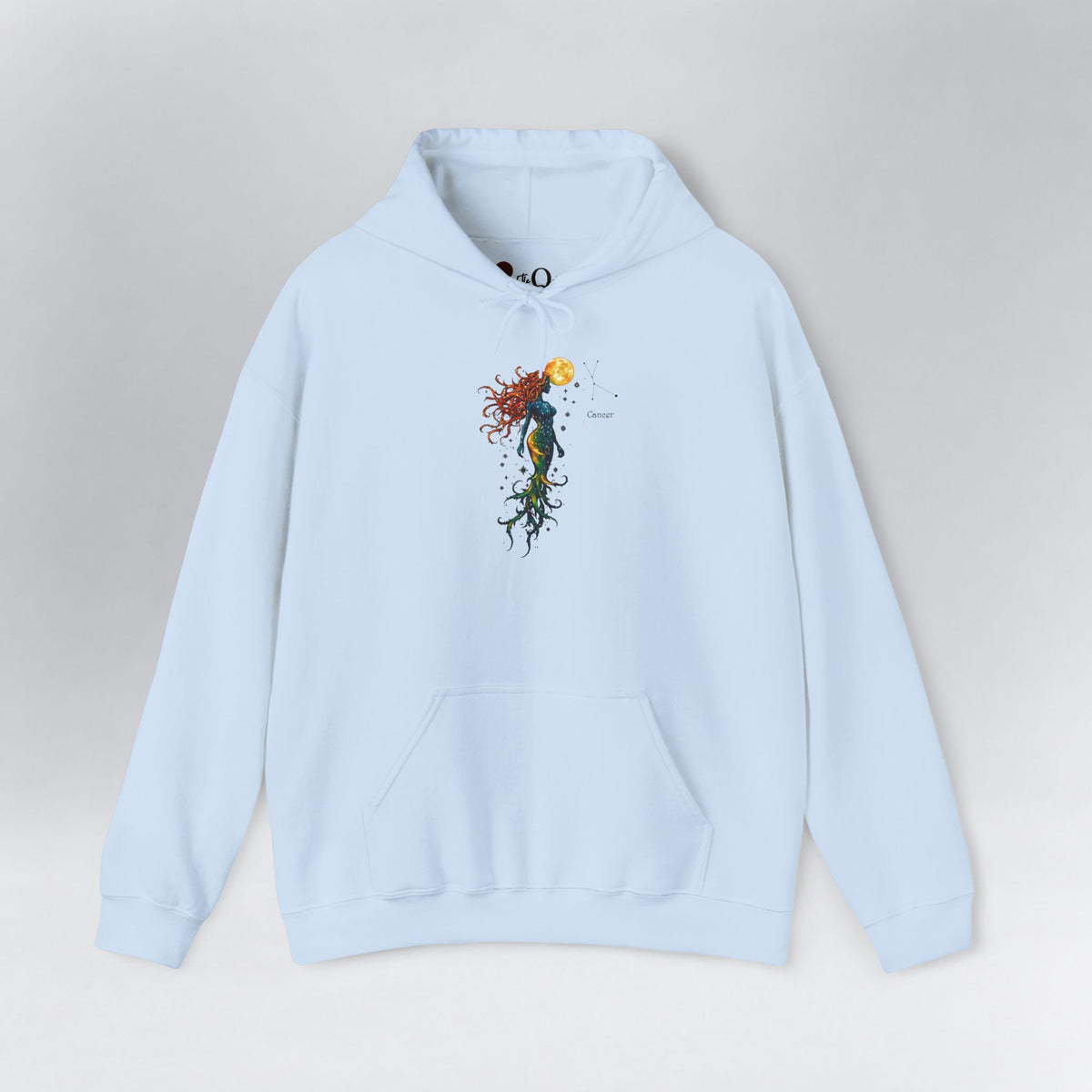 Cancer Zodiac Hoodie Light Blue Hoodie
