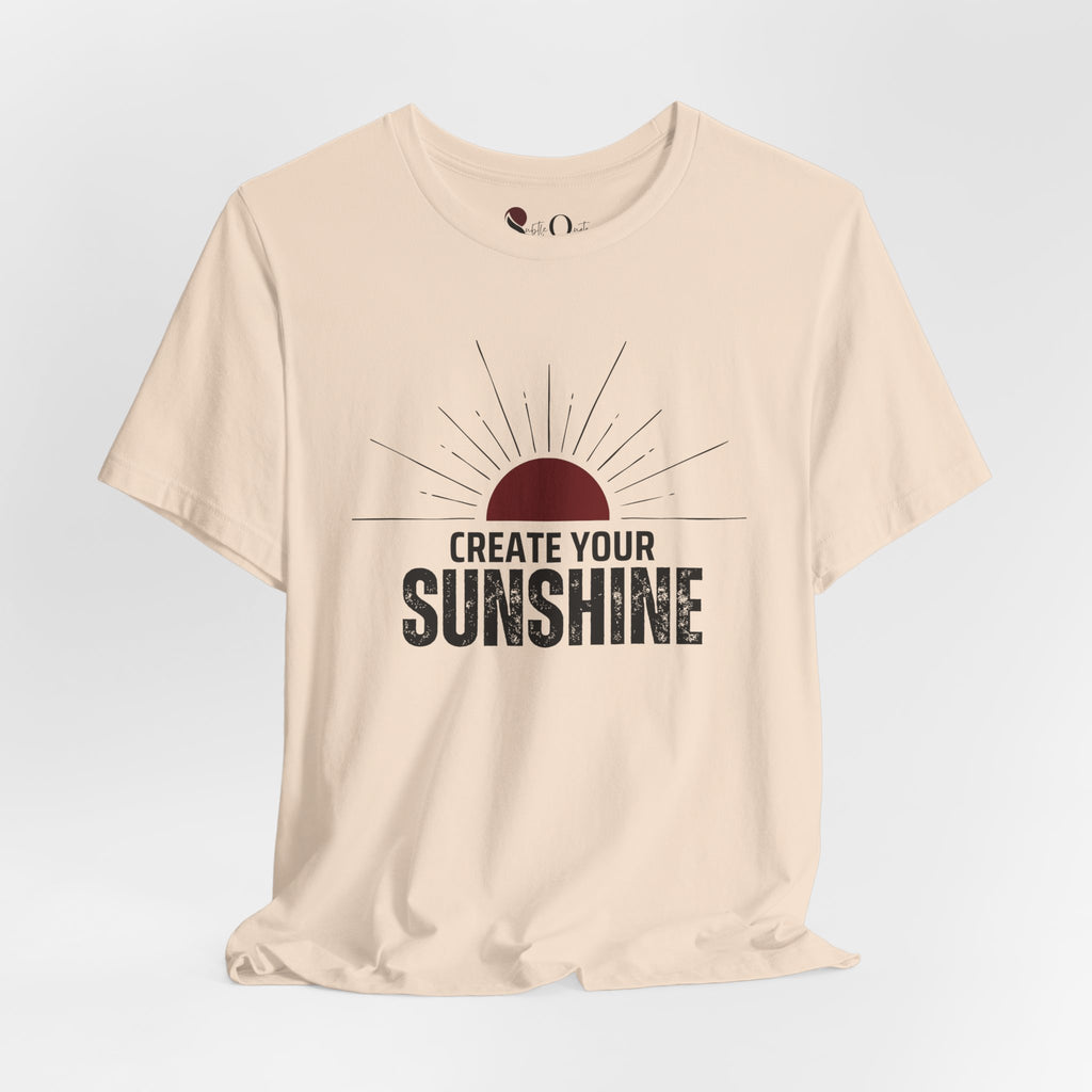 Create Your Sunshine Soft Cream T-Shirt
