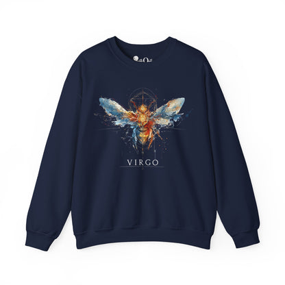 Virgo Honeybee Heavy Blend™ Crewneck Sweatshirt | Zodiac Line