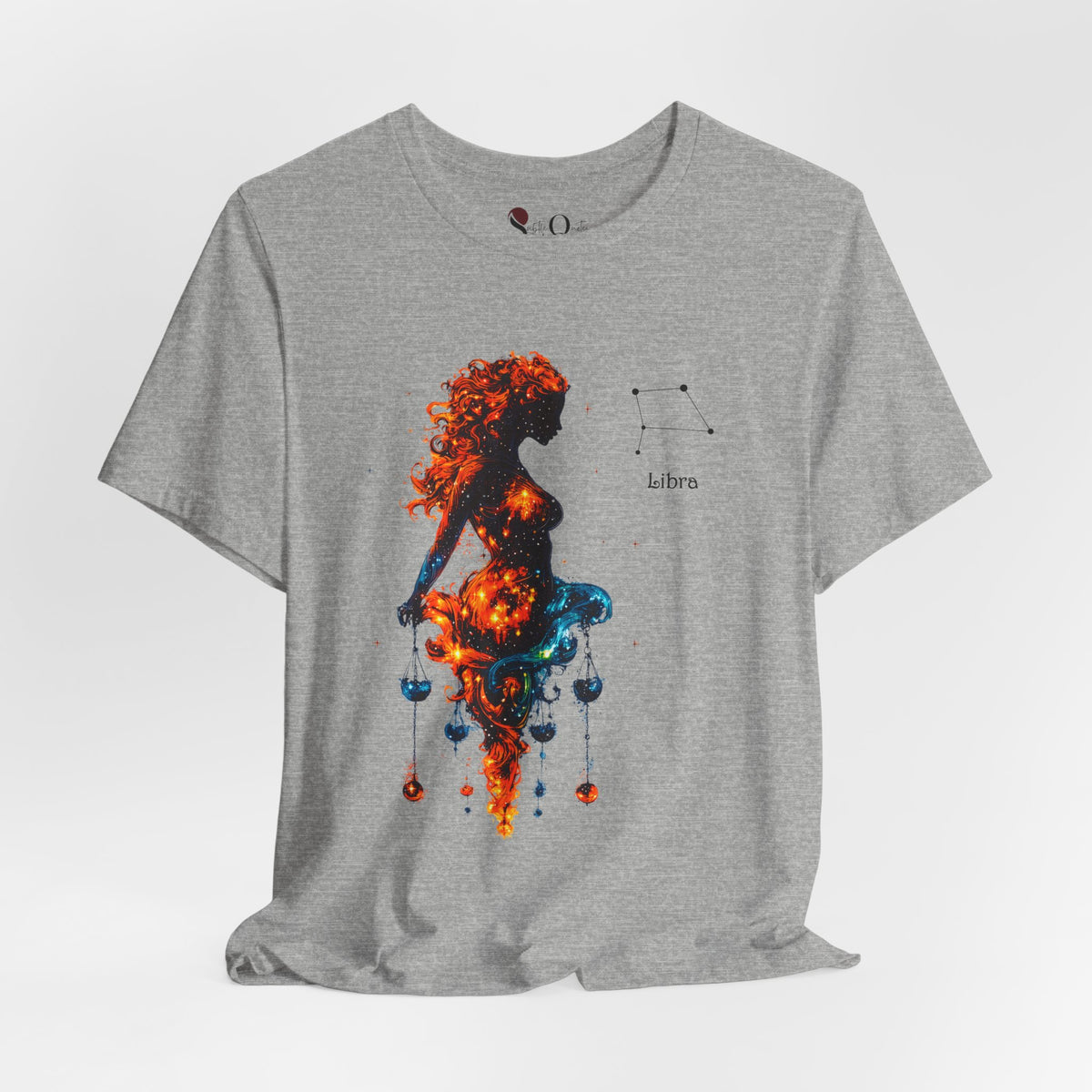 Libra Zodiac T-Shirt Athletic Heather T-Shirt